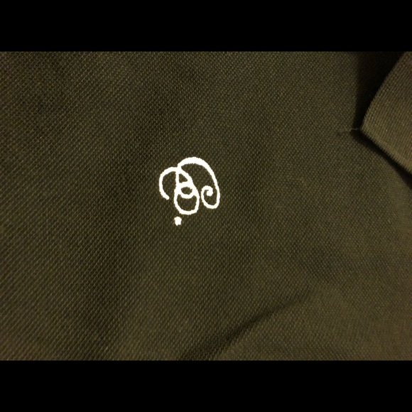 EARNEST SEWN~ Men’s black collared short sleeve polo shirt - Picture 4 of 8